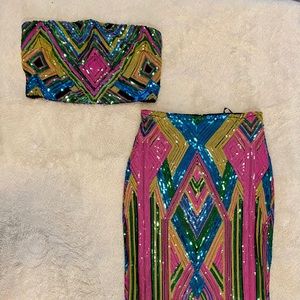 Colorful Skirt Set